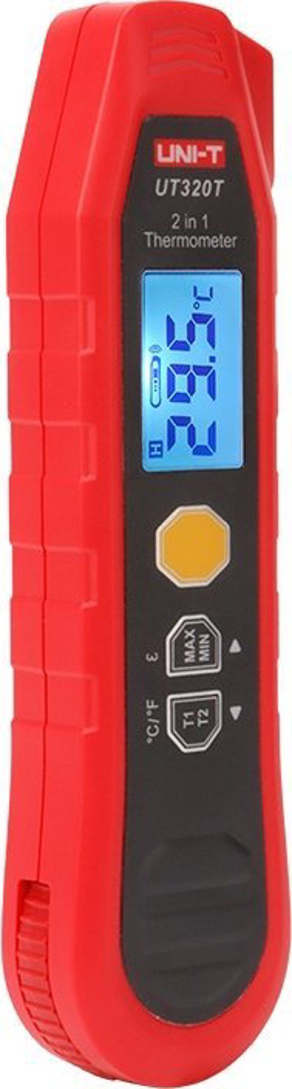 Πολυλειτουργικό θερμόμετρο IR 40-300°C | -40-300°C | IP54, Max/Min/Διαφορά/κλείδωμα μέτρησης UNI-T