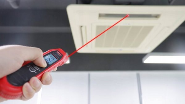 Πολυλειτουργικό θερμόμετρο IR 40-300°C | -40-300°C | IP54, Max/Min/Διαφορά/κλείδωμα μέτρησης UNI-T