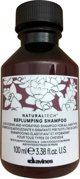 Davines Naturaltech Replumping Shampoo Σαμπουάν για λεπτά μαλλιά 100ml 12107646 8004608256823