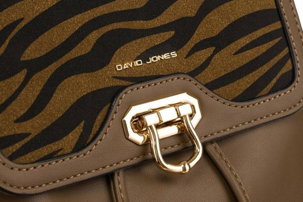 David Jones Γυναικείο αστικό σακίδιο πλάτης με πτερύγιο από οικολογικό δέρμα - David Jones NoSize 13305090 5903051239779