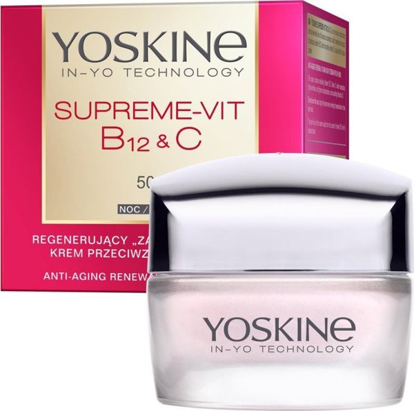 DAX Supreme Vit B12 & C Αναζωογονητική Κρέμα κατά των ρυτίδων 50+ για τη νύχτα 50ml