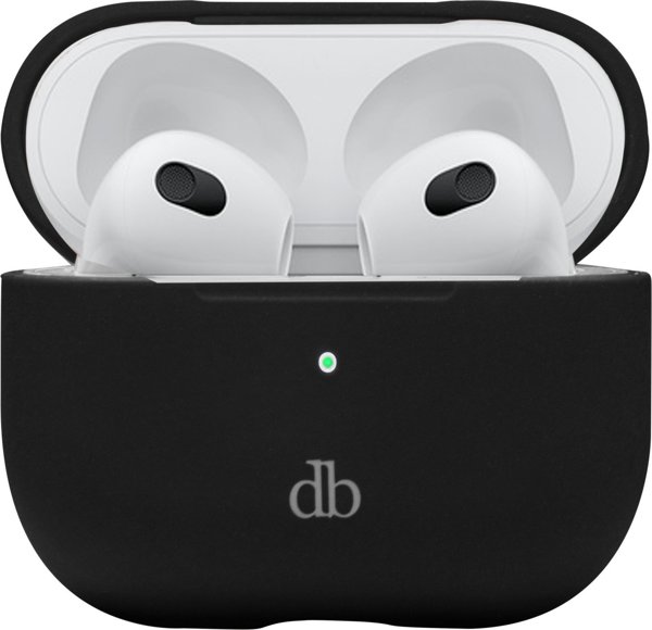 dbramante Costa Rica - AirPods (3ης γενιάς) Θήκη σιλικόνης από ανακυκλωμένο πλαστικό - Νυχτερινό Μαύρο
