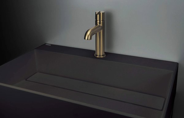 Νιπτήρας DEANTE CQR NU6M corero granit nero με κάλυμμα 600x400 mm
