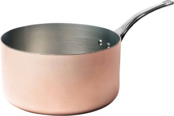 Κατσαρόλα De Buyer Prima Matera 6206.24 από Χαλκό και Ατσάλι, 24 cm, Συμβατή με Επαγωγικές Εστίες
