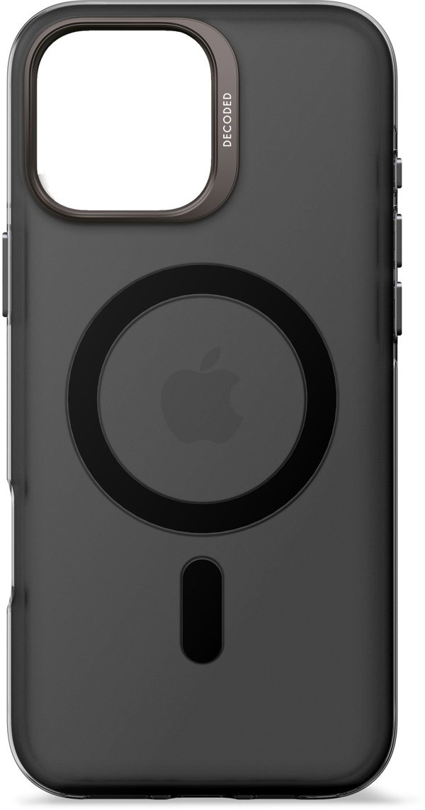 Decoded Recycled Plastic Backc. iPhone 16 Pro Max Transp. Black