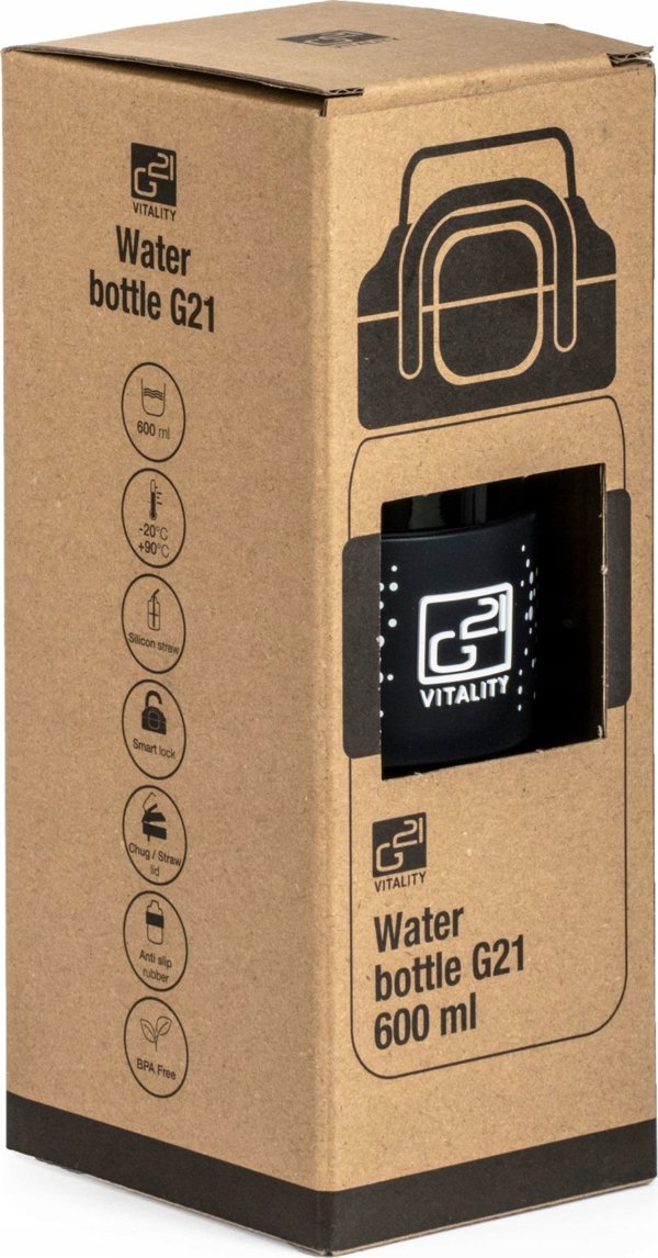 Καράφα Lahev G21 60022430, 600 ml, γκρι διάφανο