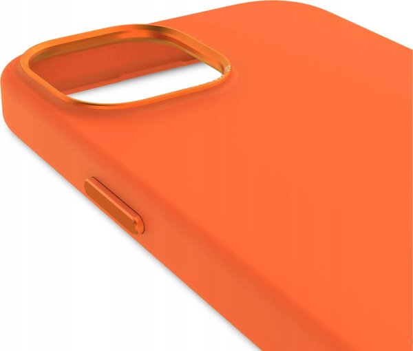 Decoded Decoded Αντιμικροβιακή Σιλικόνη Θήκη Πλάτης iPhone 15 Apricot