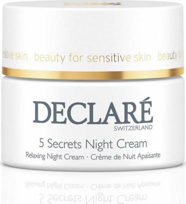 Declar Κρέμα Νυκτός Declar 5 Secrets Καταπραϋντική (50 ml)
