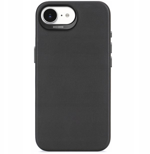 Decoded Leather Backcover iPhone 16e Black