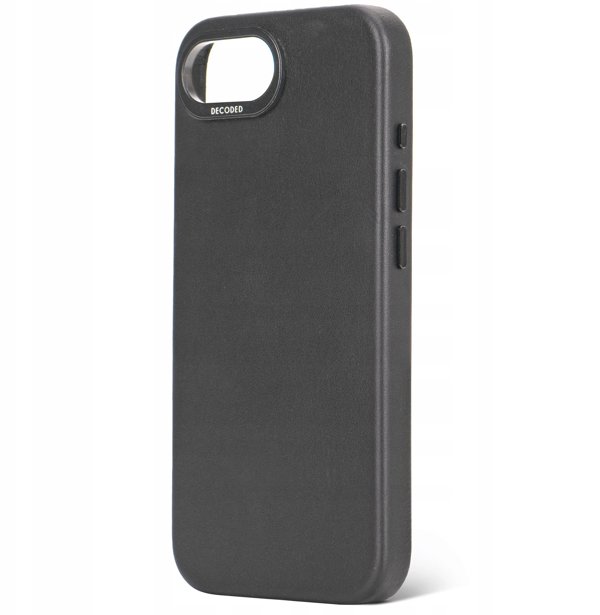 Decoded Leather Backcover iPhone 16e Black