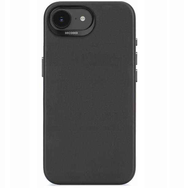 Decoded Leather Backcover iPhone 16e Black