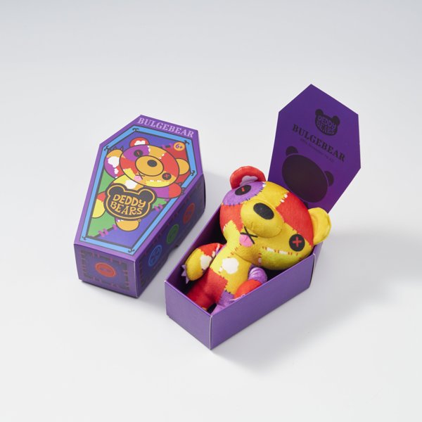 Λούτρινο DEDDY BEARS σε φέρετρο, 15 εκ.