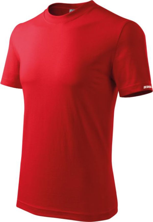 Dedra ανδρικό μπλουζάκι T-shirt XXXL, κόκκινο, 100% βαμβάκι (BH5TC-XXXL)