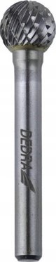 Dedra Σφαιρική φρέζα κοπής D12x10mm, στέλεχος 6mm