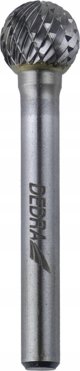 Dedra Σφαιρική φρέζα κοπής D12x10mm, στέλεχος 6mm
