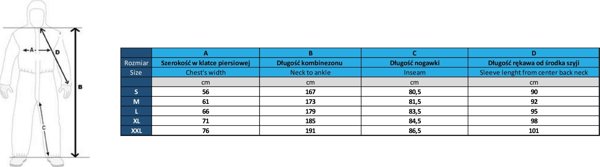 Dedra Φόρμα βαφής μέγεθος XL
