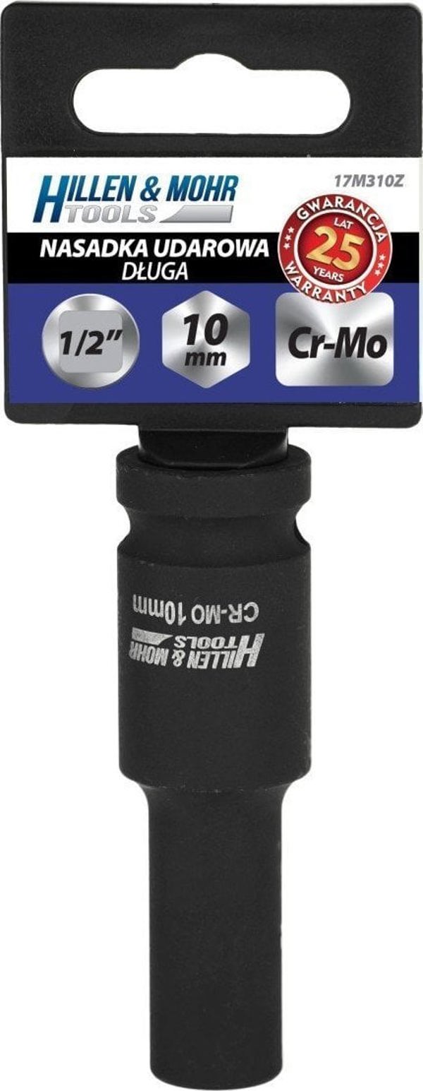 Dedra Μακριά Καρυδάκια Κρούσης 1/2'', 10x78mm, Από Χάλυβα Cr-Mo
