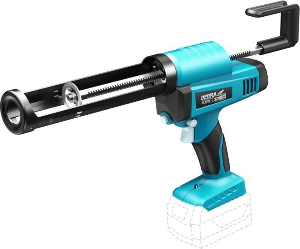 Dedra Επαναφορτιζόμενο Πιστόλι Σιλικόνης 18V με Ρυθμιζόμενη Ταχύτητα και Αυτόματη Ανάσυρση Εμβόλου