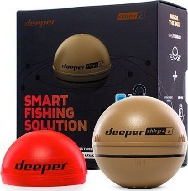 Deeper Ηχοβολιστικό Ψαρέματος CHIRP+ 2.0, Ασύρματο Sonar με WiFi, Χρώμα Άμμος, Εμβέλεια 100μ