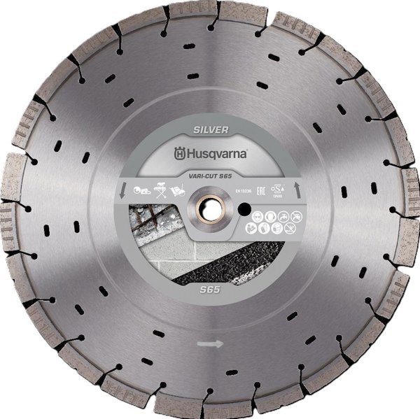 Διαμαντόδισκος για σκυρόδεμα HUSQVARNA VARI-CUT S65 PLUS 500x25,4mm