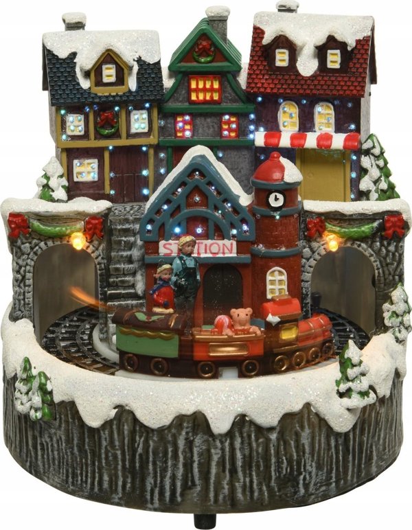 Χριστουγεννιάτικη διακόσμηση Nenurodyta DECORATION LED SCENERY 15X15CM 485828