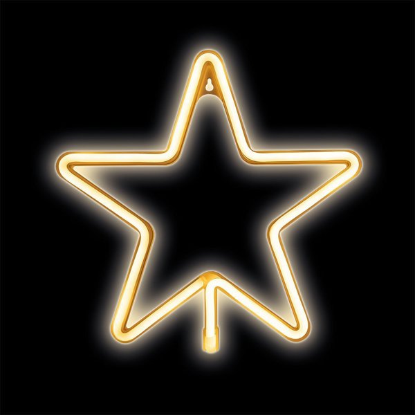 Διακόσμηση Χριστουγέννων Forever Light Neon LED CHRISTMAS ΑΣΤΕΡΙ ζεστό λευκό Bat + USB FLNE22 Forever Light
