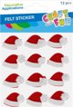 Χριστουγεννιάτικη διακόσμηση Craft with Fun ΔΙΑΚΟΣΜΗΤΙΚΟ ΧΡΙΣΤΟΥΓΕΝΝΩΝ ΤΣΟΧΙΝΑ ΣΚΟΥΦΑΚΙΑ ΣΕΤ 12ΤΜΧ CF 12/144