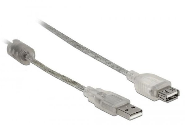 Καλώδιο DeLOCK 82244 USB USB 2.0 0,3 m USB A Διαφανές