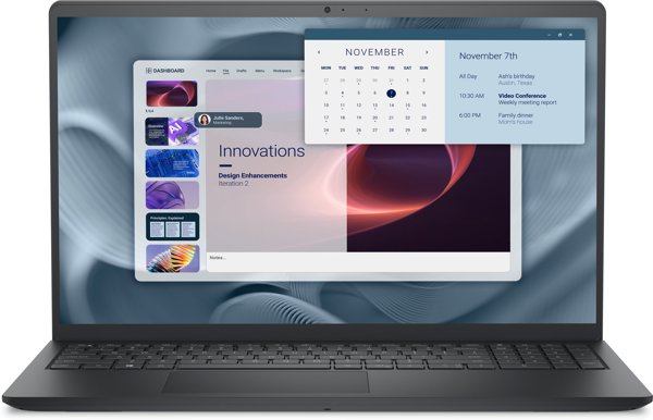 DELL Pro 15 Essential PV15250 Intel® Core™ i3 i3-1305U Φορητός Υπολογιστής 39,6 cm (15.6") Full HD 8 GB DDR5-SDRAM 512 GB SSD Wi-Fi 6 (802.11ax) Windows 11 Pro Σκούρο Μαύρο