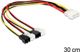 Delock Molex - 2-pin, 0.3m, Πολύχρωμο (83343)