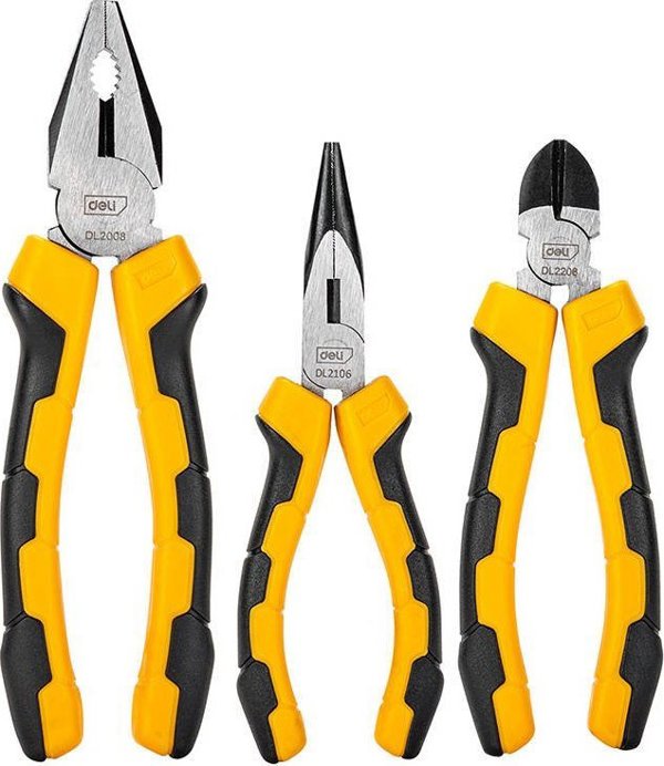 Σετ γενικών πένσας Deli Tools EDL2008-3, 3 τεμάχια
