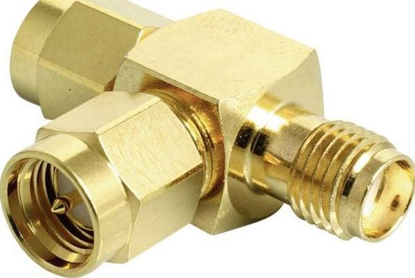 Delock HF Adapter Delock SMA -> 2x SMA Bu/St T-Stück - 88710