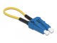 Προσαρμογέας Loopback LWL Delock LC / UPC Singlemode μπλε
