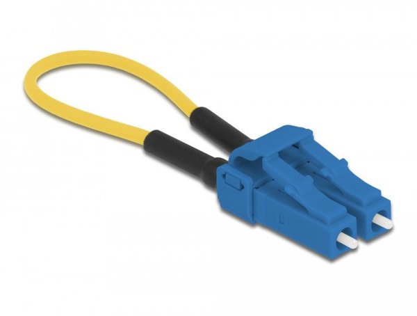 Προσαρμογέας Loopback LWL Delock LC / UPC Singlemode μπλε