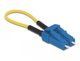 Προσαρμογέας Loopback LWL Delock LC / UPC Singlemode μπλε