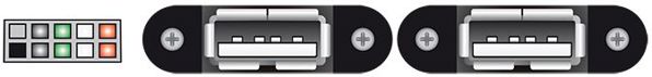 Delock USB εξωτερικό - USB εσωτερικό, 0.25m, Μαύρο (84832)