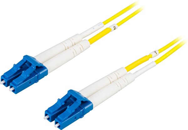 Καλώδιο οπτικών ινών DELTACO LC-LC SM OS2 0.5 m