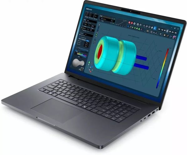 DELL Pro Max 18 Plus MB18250 Intel Core Ultra 7 265HX Mobilna stacja robocza 45,7 cm (18") Quad HD+ 32 GB DDR5-SDRAM 1 TB SSD NVIDIA RTX PRO 2000 Blackwell Wi-Fi 7 (802.11be) Windows 11 Pro Angielski Czarny