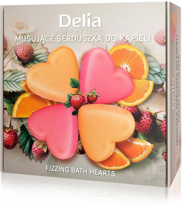 Delia Αφρώδης καρδιές μπάνιου 100g