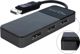 Delock Διαχωριστής βίντεο Displayport αρσενικό - 3x Displayport θηλυκό