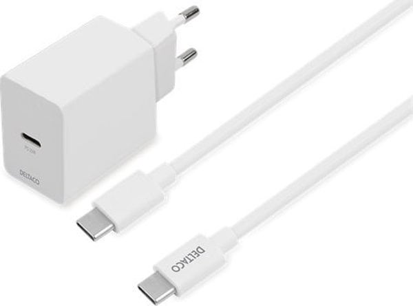Φορτιστής Deltaco ELTACO 20 W, USB-C - USB-C, 1m ca