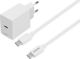 Φορτιστής Deltaco ELTACO 20 W, USB-C - USB-C, 1m ca