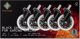Deltaco Deltaco RGB Rollen f. Gamingstühle 5er Pack schwarz