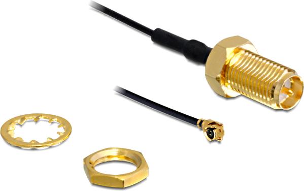 Delock Καλώδιο I-PEX - RP-SMA, 0.2m