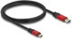 Καλώδιο Delock USB-A σε USB-C 10 Gbps, Μήκος 1m, Κόκκινο Μεταλλικό