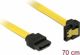 Delock SATA - SATA, 0.7m, Κίτρινο (82814)