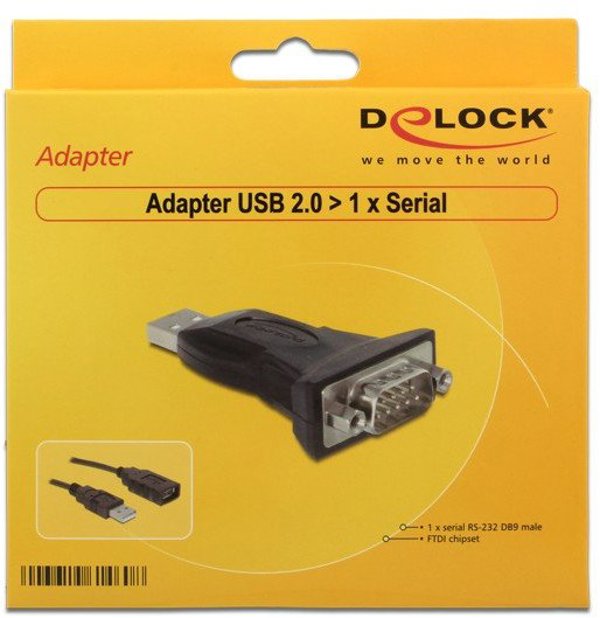Προσαρμογέας USB σε σειριακό της Delock