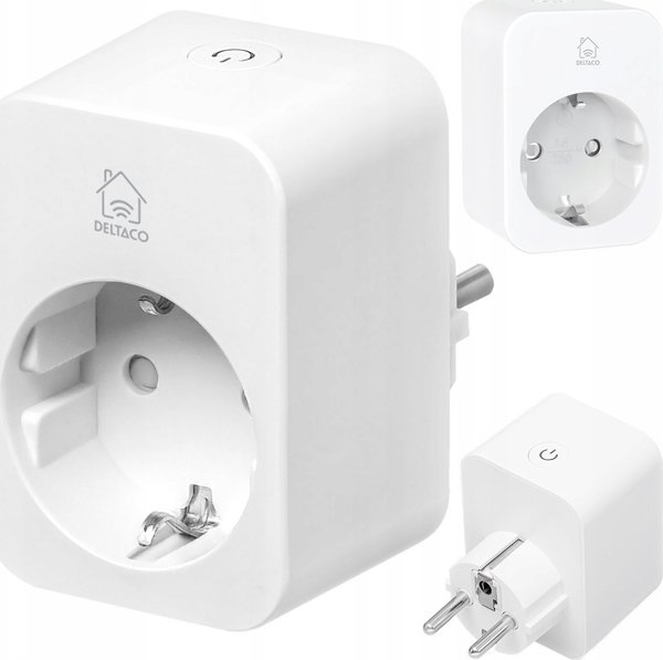 Deltaco Deltaco Smart Home Πρίζα Παρακολούθηση Κατανάλωσης 16A λευκό