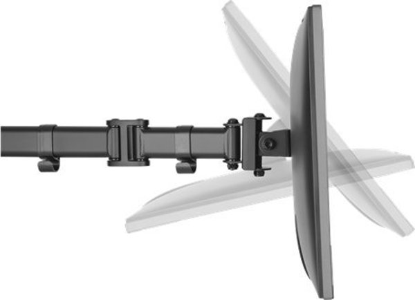 Deltaco Επιτραπέζια βάση για 2 οθόνες 13" - 27" (ARM-0300)