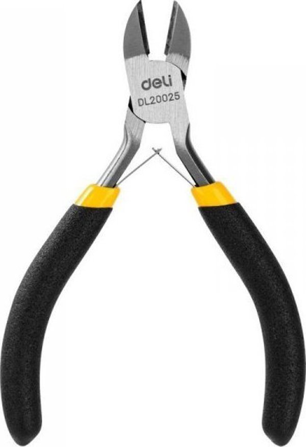 Πλευρικές κοπτικές πένσες Deli Tools EDL20025, 5" (κίτρινο)